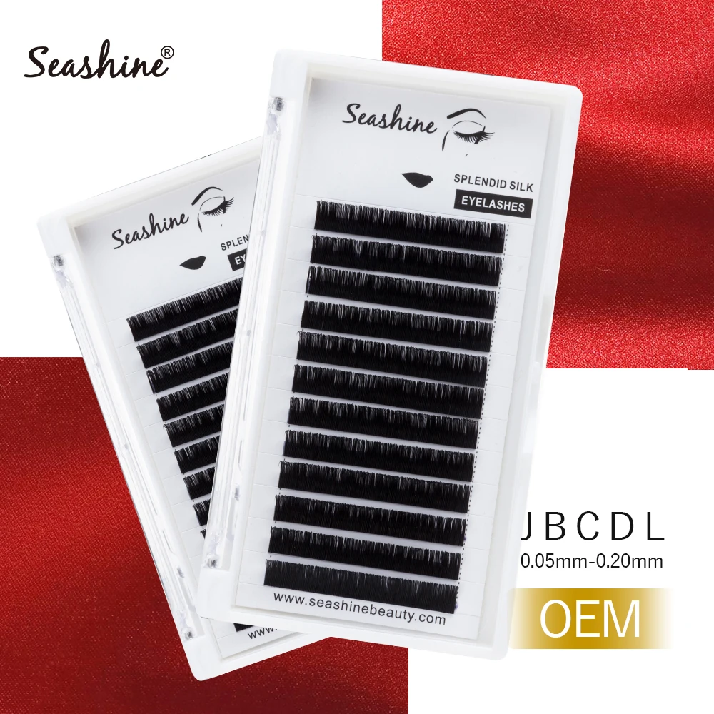 Ресницы для наращивания Seashine изгиб 8-18 мм разные длины | Красота и здоровье
