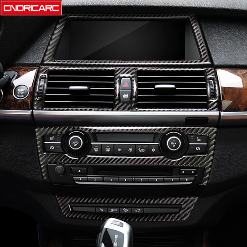 Center Console Air Conditioning Cd Frame Decoration Covers For Bmw X5