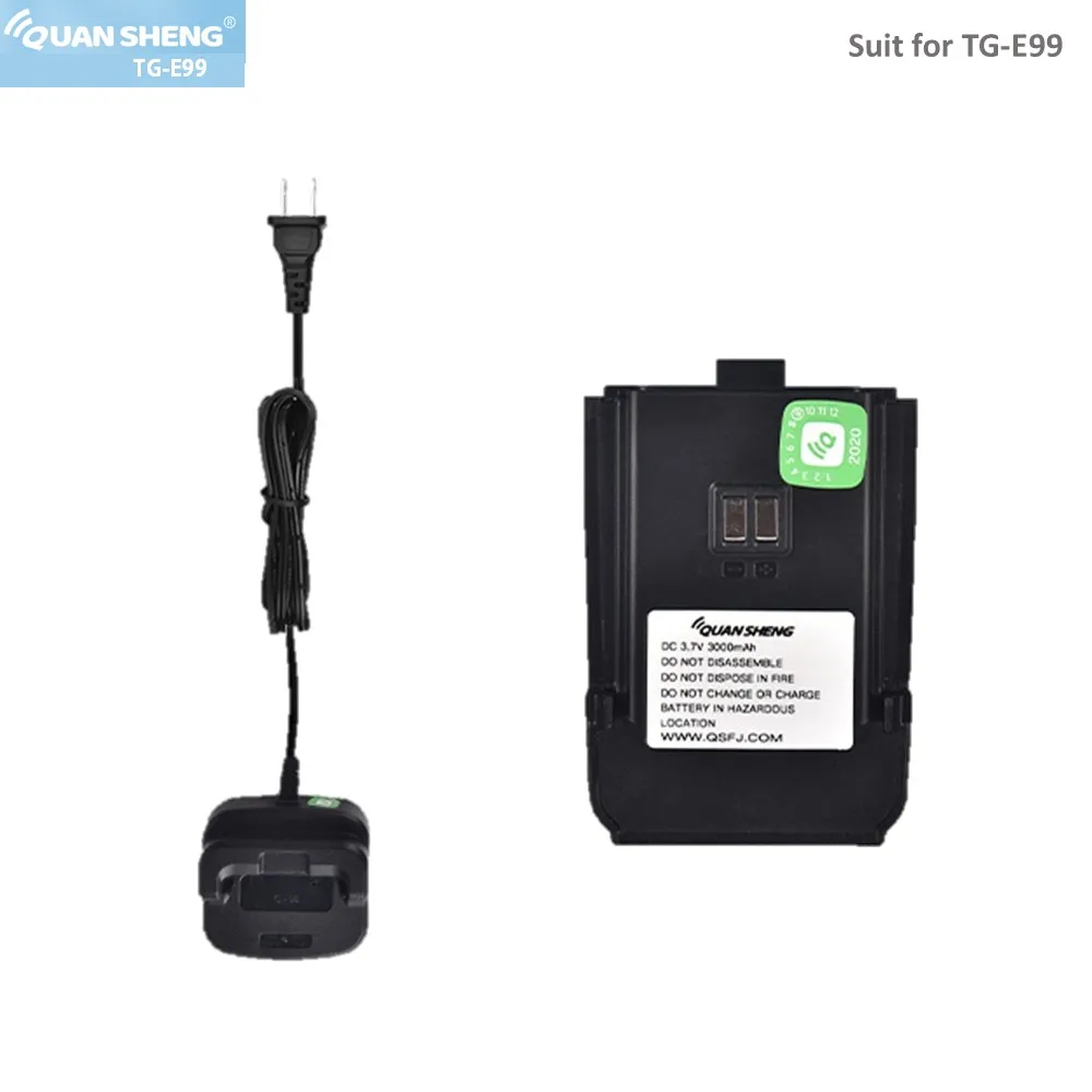 Walkie Talkie аксессуары двухстороннее радио Оригинальная батарея и зарядное
