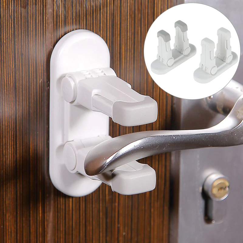

3Pcs/Lot Child Safety Lock Baby Door Handle Lock Lever Lock Proof Window Anti-opening Protection Toddler Kids Door Stopper