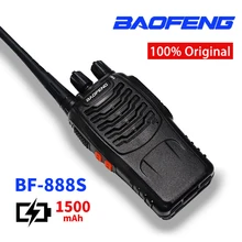 BAOFENG BF-888S иди и болтай Walkie Talkie Ham Радио Baofeng 888s 400-470 МГц Портативный CB радио УВЧ радио Baofeng 888 коротковолновым приемником