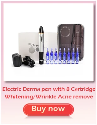 Electric Micro Needling Pen Skin Tightening Remove Scar Reduce Wrinkles Scar Marks Removal Device Skin Dr Pen with 8pc Cartridge