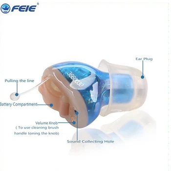 

digital listening device wireless deaf FEIE hearing aid S-11A earpick aids hearing invisible Drop Shipping