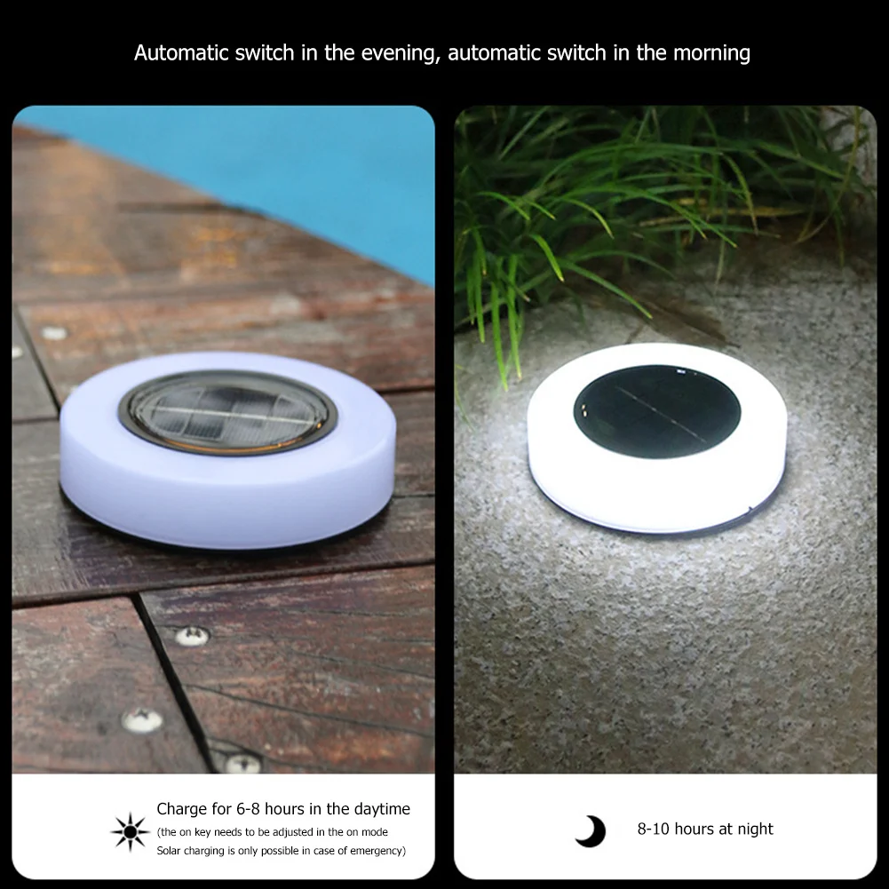 Luzes à Terra ao ar Subterrânea para Pátio Pces Solar Led Livre Ip65 Impermeável Jardim Luz Caminho Paisagem Lâmpada Gramado Decoração 1 - 2 4 5 solar, para áreas externas, à prova d'água,