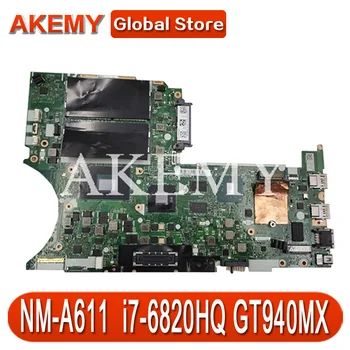 

NM-A611 For Lenovo Thinkpad T460P Notebook Motherboard CPU i7 6820HQ GPU GT940M FRU 01YR836 01YR838 01YR841 01YR843