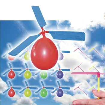 

5 Pcs/set Baby Balloon Helicopter Flying Toy Child Birthday Xmas Party Bag Stocking Filler Gift Beach Flying Toy