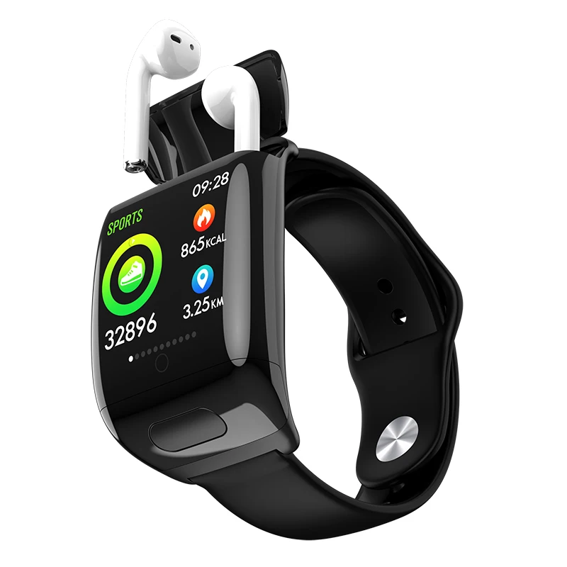 G36 Смарт-часы 2021 Bluetooth наушники 2 в 1 BT 5 0 для мужчин женщин вызова Siri ритм сердца