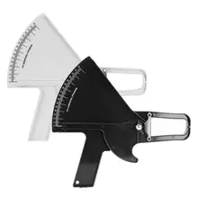 

Body Fat Monitors 80mm Skinfold Body Fat Caliper Set Body Fat Tester with Measure Tape Body Skinfold Accurate Measurement Tool