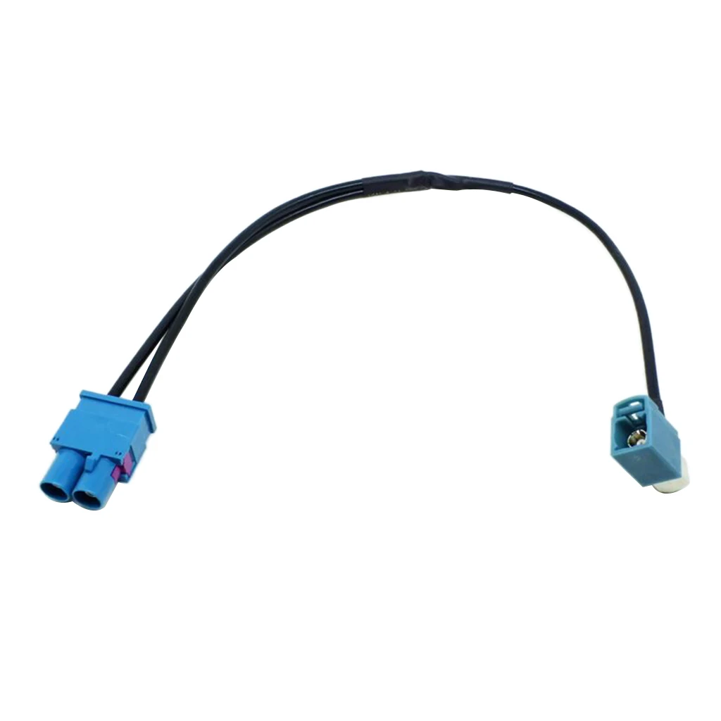 1 Pcs New Replacement Car Radio / Navigation Antenna Aerial Adapter Double Fakra Plug Adaptor For Volkswagen Skoda AUDI 