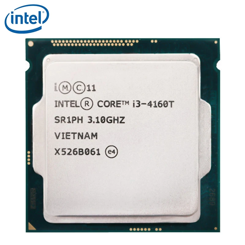 Процессор Intel Core i3-4160T 3 1 GHz 3MB 5GT/s LGA 1150 35W I3 4160T CPU SR1PH протестирован на 100% рабочий |