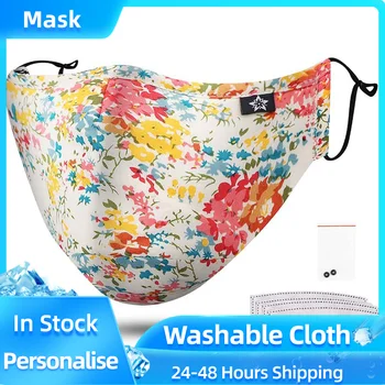 

Mouth Mask Cotton Dust Proof Reusable And Washable Cloth Shields Washable Earloop Mask 3d Ice Silk Mouth Cover Masc Aghaidhe