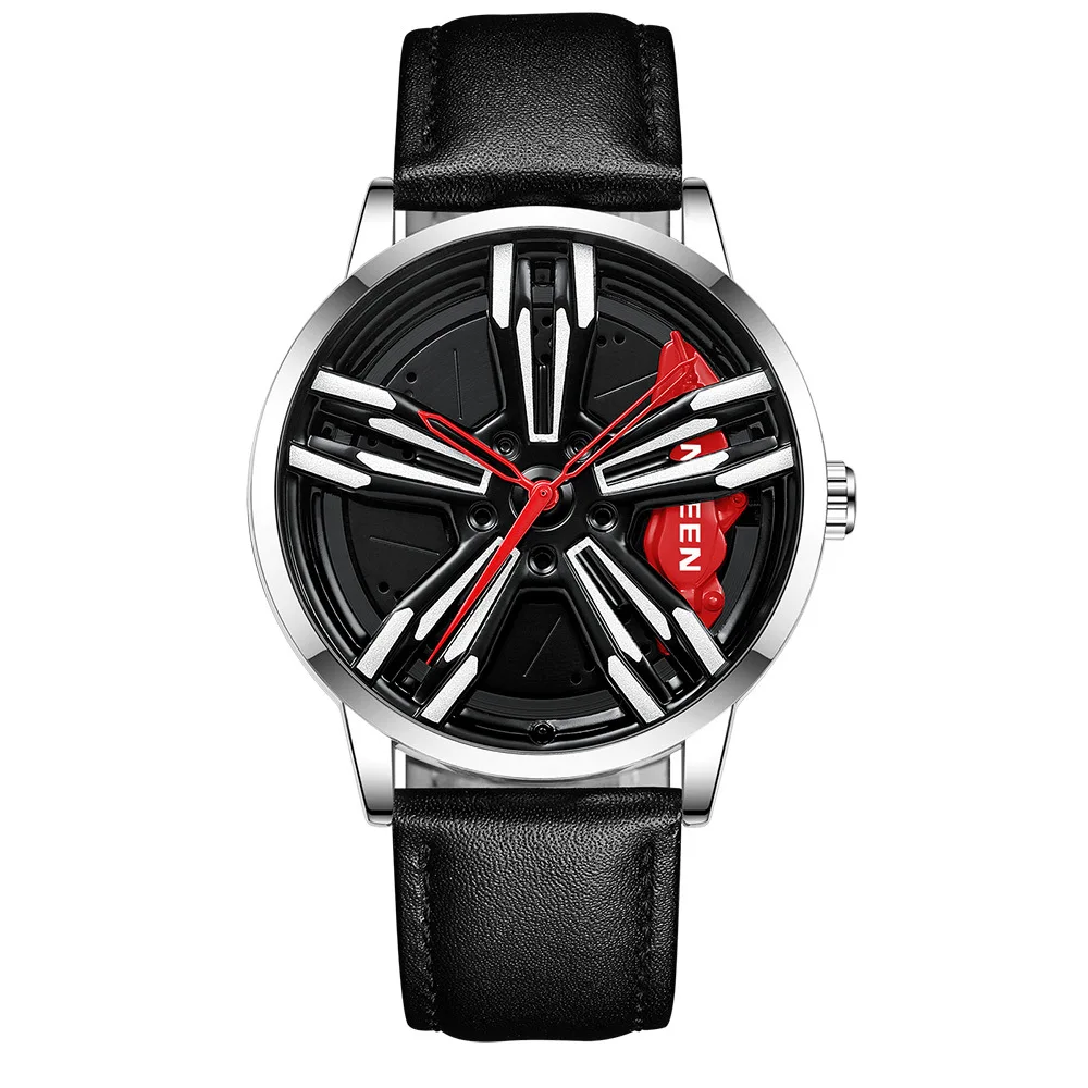 Rim Hub Top Brand Luxury Wheel Watch 2021 For Men Trend Cool Sports Car Men's Watch Stainless Steel Fashion men's Quartz Watches 