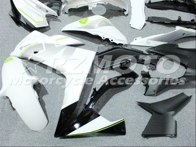 4 подарки ABS литьевая форма мотоцикл Обтекатели подходит для YAMAHA R3 R25- 15-19 Кузов Набор на заказ серебряный белый холодный