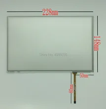 10 1 cal rezystancyjny ekran dotykowy 228X148 szkło dotykowe 16 10 tanie i dobre opinie Wang Hui 10 1 Dostępny w magazynie ST101001 Rezystancyjne
