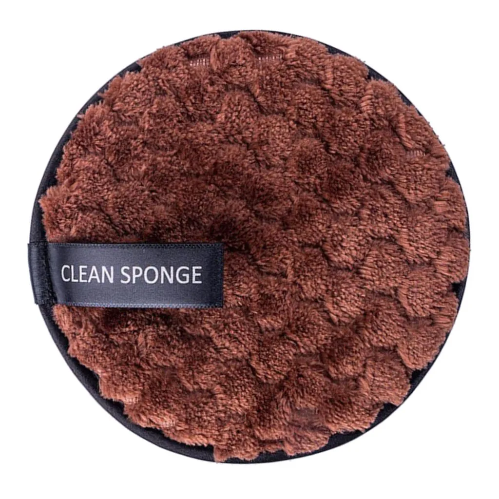 Round Shape Sponge Cosmetic Puff Cleaning Sponge Natural Puff Makeup Sponge Blending Face Foundation Cream Facial Cleanser Tool