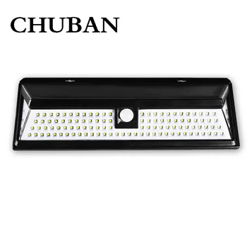 

CHUBAN LED Solar Light Outdoor Solar Lamp Solar Powered Spotlight Motion Sensor 3 Modes Wall Lamps for Street Garden Decoration