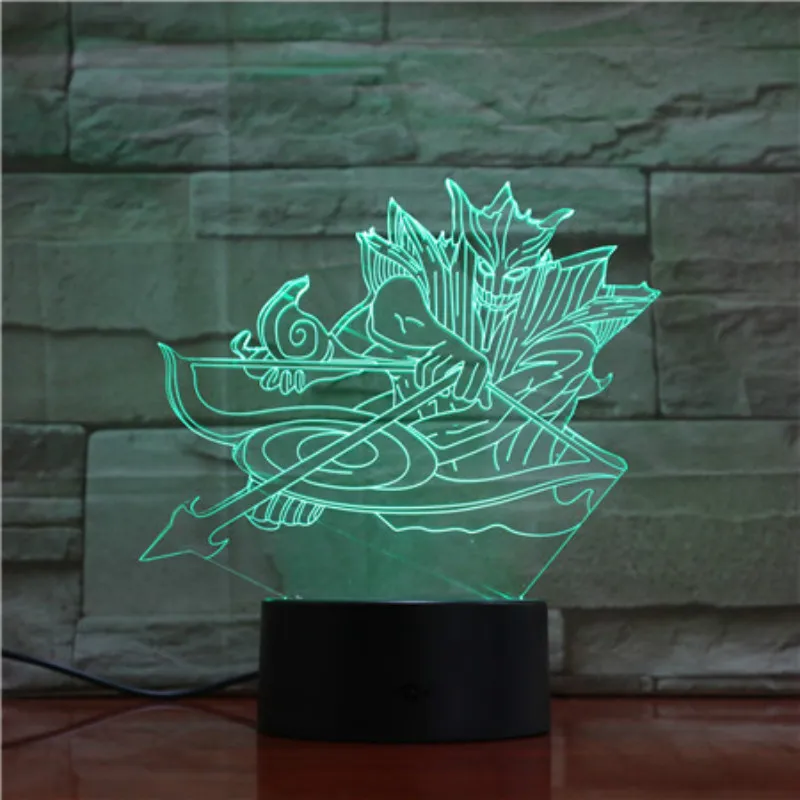 Anime Sasuke Susanoo 3d Led Night Light Naruto Color Changing Room Decorative Lamp Child Gift Kids Manga Table Night Lamp Sasuke