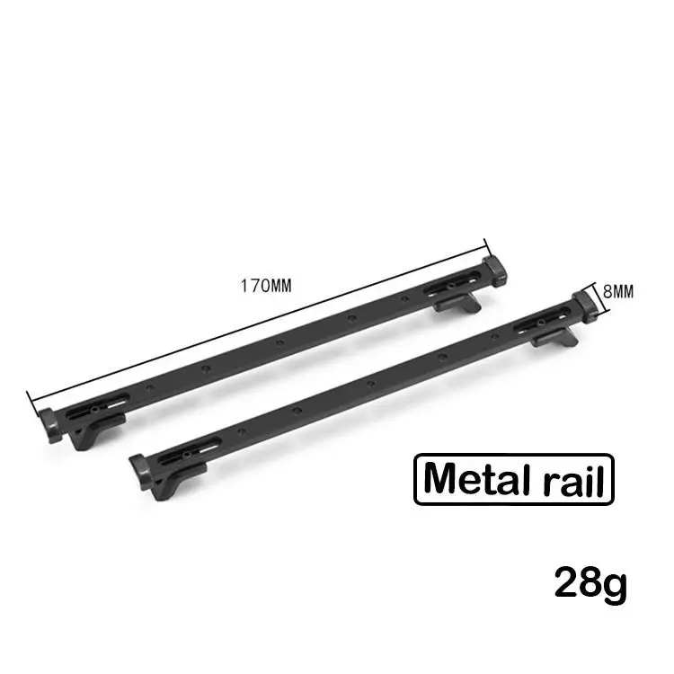 Rail de Toit Aluminium pour RC 1/10 TRX4 Bronco G500 SCX10