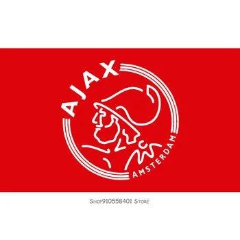 

Afc Ajax Amsterdam Football T Tee Flag White Handmade Unisex Red