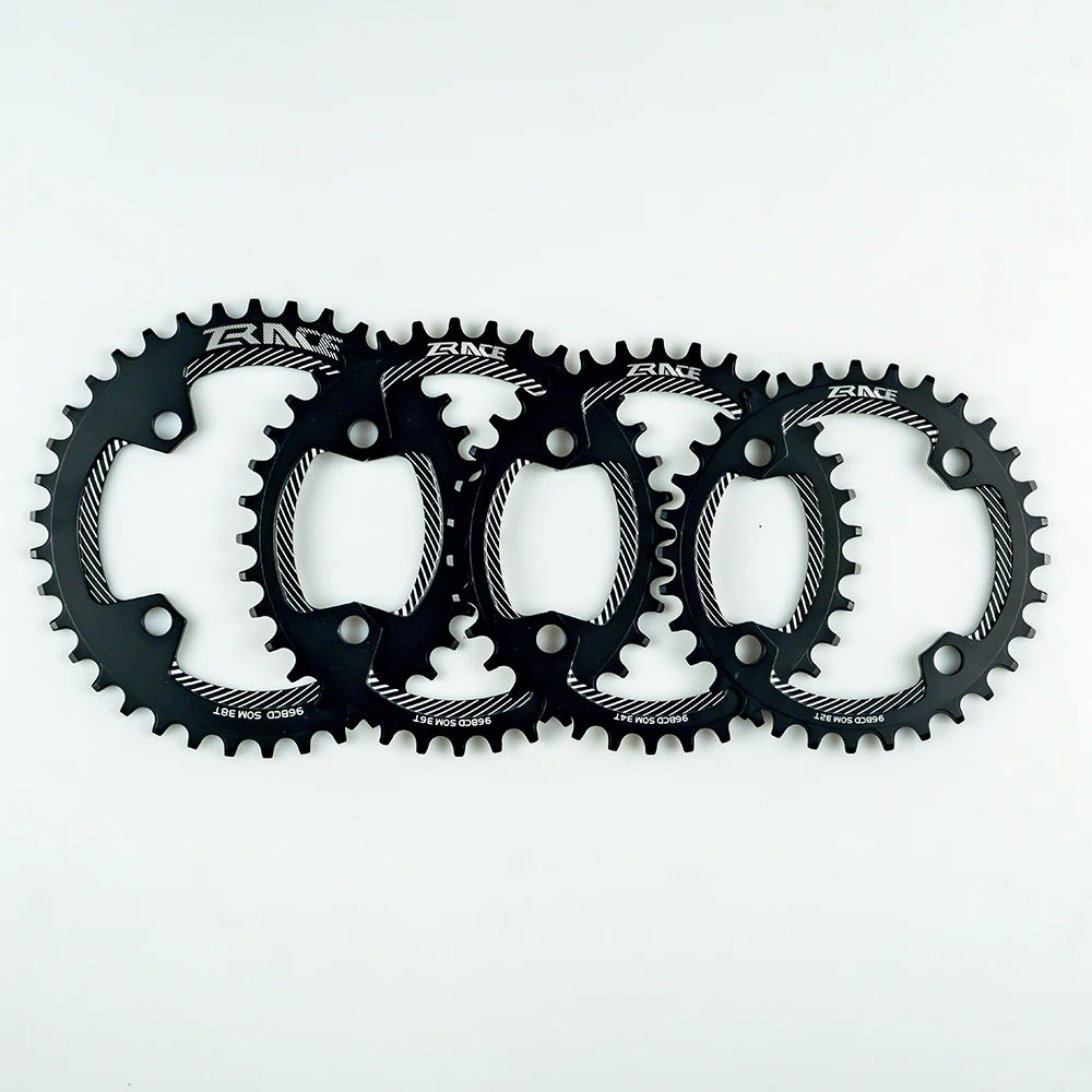 ZRACE Chainrings Chainwheels BCD96 Symmetrical 32T 34T 36T 38T AL7075 CNC process Vickers-hardness 15+ MTB