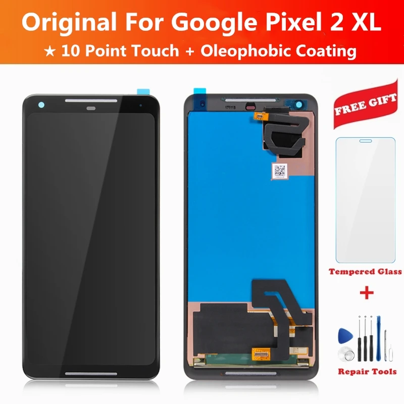 Для Google Pixel 2 XL ЖК-дисплей AMOLED экран для Pixel XL2 ЖК-дигитайзер сборка Замена Ремонт Запасные части