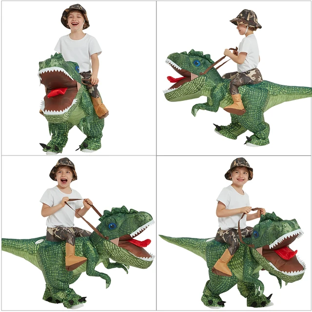 Déguisement homme T-rex gonflable adulte Jurassic world™officiel adulte