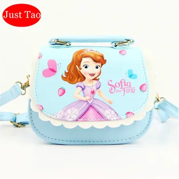 

DHL Free Shipping Just Tao Childrens Cartoon design Totes baby girls lovely shoulder bags Toddlers Small coin Purse wallets TD38