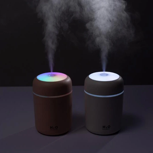 Humidificateur D'air Portable, Mini Diffuseur D'arôme Avec Brume Fraîche  Pour Chambre À Coucher, Maison, Voiture, 300ml - Humidificateurs -  AliExpress