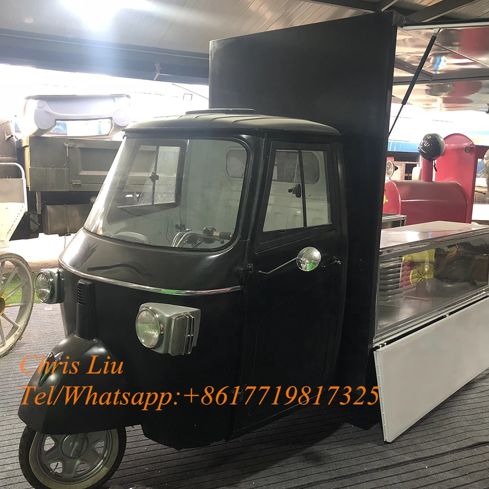 PIAGGIO APE США на заказ Piaggio APE классический пищевой грузовик на продажу