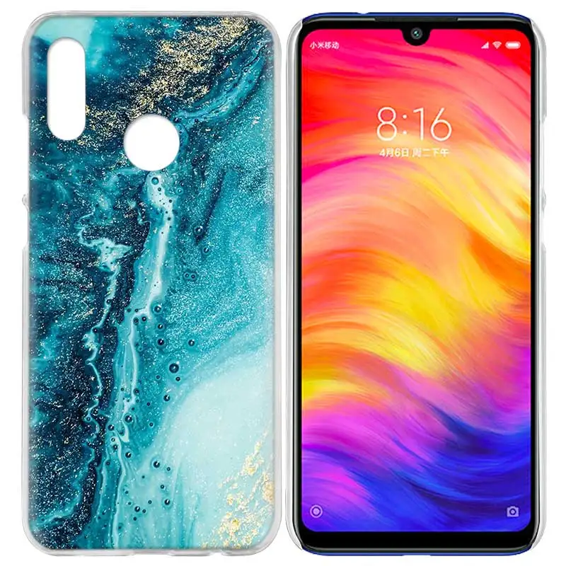 Чехол для Xiaomi Redmi Note 7 7A фотоаппаратов моментальной печати 7S 6 6A 5 Y3 K20 mi 8 до 9 лет CC9 CC9E A1 A2 A3 играть F1 Lite Pro Plus Волны Океана Подводный свет r