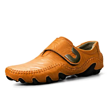 

Men's Shoes Flat Shoes Man Driving Handmade Genuine Leather Mens Shoes Casual Fashion Designer Moccasins Loafers