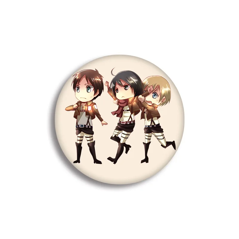 COSSUN Аниме Shingeki no Kyojin для косплея по аниме атака на Титанов (значок Мультяшные