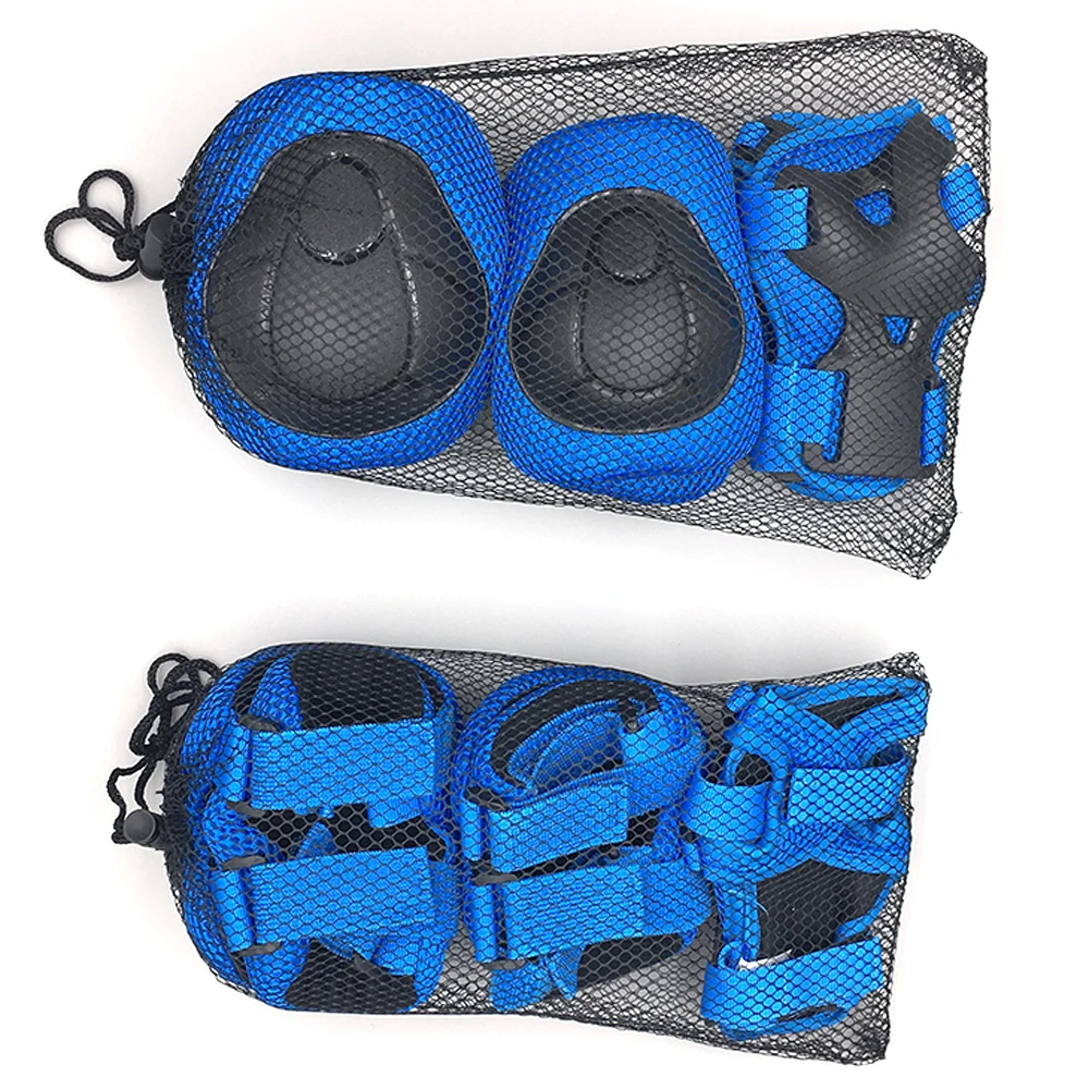 Outdoor Protective Equipment Kids 7 in 1 Helmet and Pads Set Adjustable Knee Elbow Pads For Scooter Skateboard Roller Skating