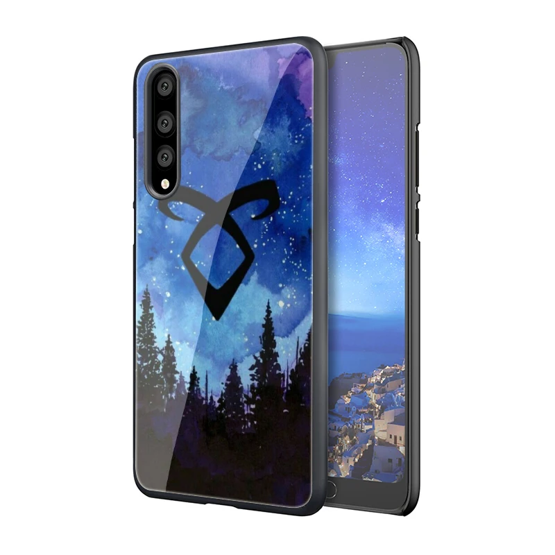 Чехол из закаленного стекла для телефона EWAU shadowhunts для huawei P10 P20 P30 Lite Pro P Smart