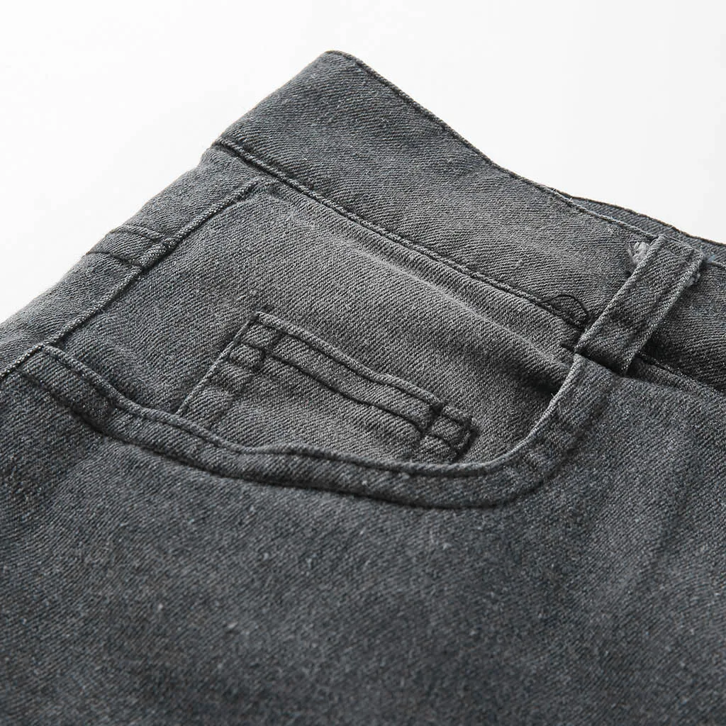Джинсовая юбка Новая женская модная джинсовая юбка лето осень кнопка дизайн разрез спереди Открытые юбки Повседневная джинсовая юбка большого размера мягкая