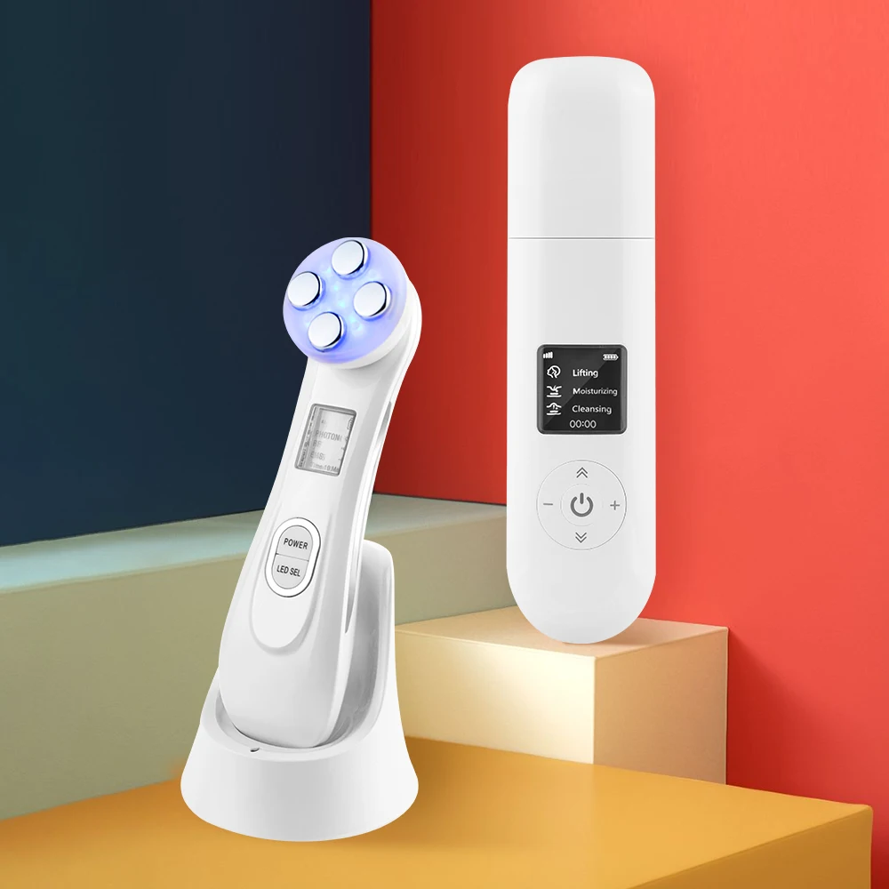 Ultrasonic Face Cleaning Skin Scrubber Facial Cleaner Machine Pore