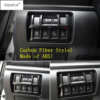 

Lapetus Accessories Fit For Subaru XV Crosstrek 2017 - 2020 ABS Front Head Lights Headlight Switch Button Molding Cover Kit Trim