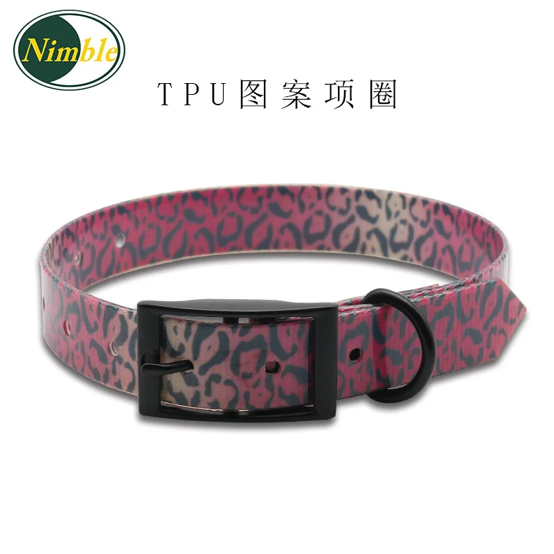 

TPU Waterproof Pet Collar Deodorizing Dog Collar Pattern Pet Collar