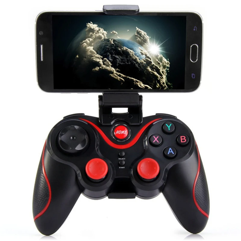 

Bluetooth S3Gamepad Wireless Joystick Gaming Controller Support Multi-platform Black Game Console for iPhone Samsung Huawei iPad