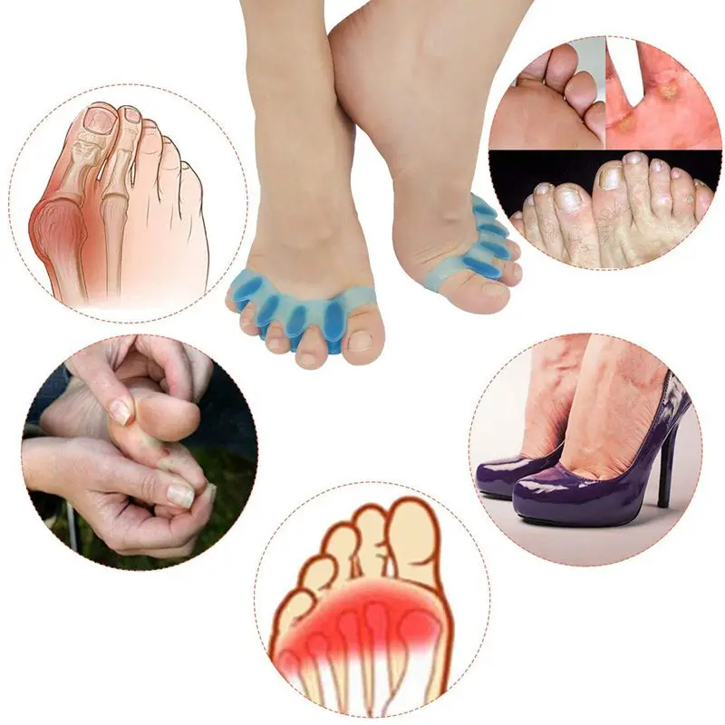 Corrector, Toe Separator,Bunion Relief Protectors New Material Gel Hammer Toe Straightener,Toe Spacers, Toe Stretchers,for Men a