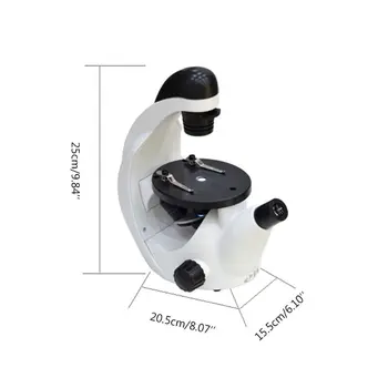 

Monocular Inverted Microscope Triple 4x 10x 20x Coarse 40x-320x for Educational