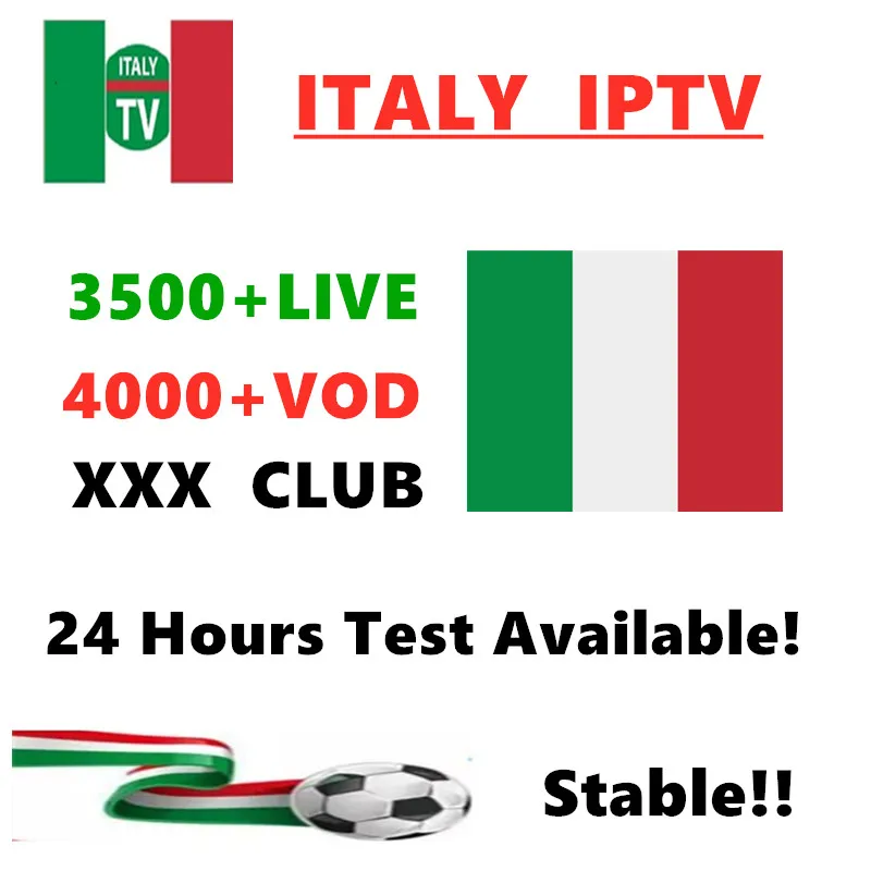 

Italy IPTV M3u Subscription for Italian Mediaset Premium 3500+LIVE Support Android Box Enigma2 Smart TV PC Linux Free test