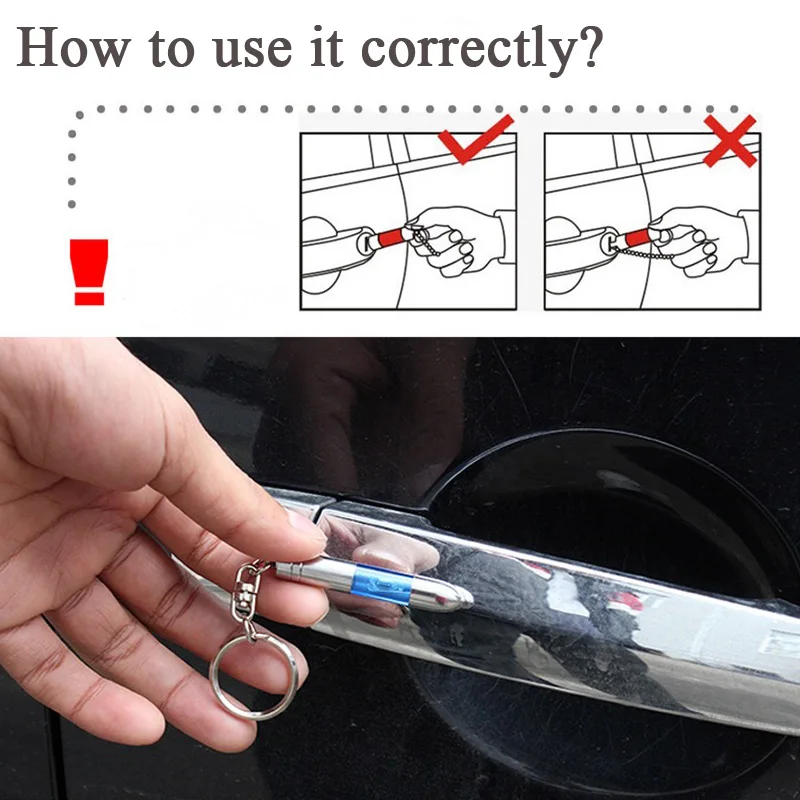 High Voltage Anti-Static Keychain Car Static Human Body Static Eliminator Discharger 3D Keyfob Keychain Key rings
