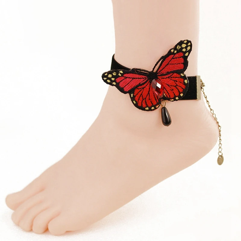 

Fashion Butterfly Beach Sandy Anklet Accessories Lady Retro Anklet Trinket Gift