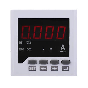 

DDM-AA72 Single Phase Current Meter LED Displayed High Accuracy Current Meter 220VAC, Current Gauge for Circuit Testers