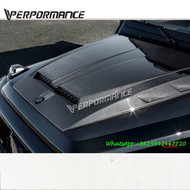 W463A передний ковшовый капюшон W464 сухой углеродный с логотипом B для G550 G500 G63 2019 год