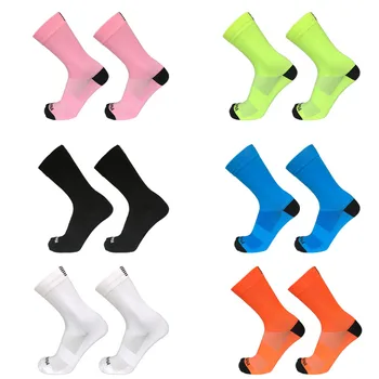 

High Quality Unisex Road Cycling Socks Professional Bike Team Socks Season Comfortable Breathable Compression Socks
