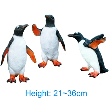 

1PC PENGUIN FIGURINE FOR GARDEN DECORATION ANIMAL GARDEN FIGURES STATUE