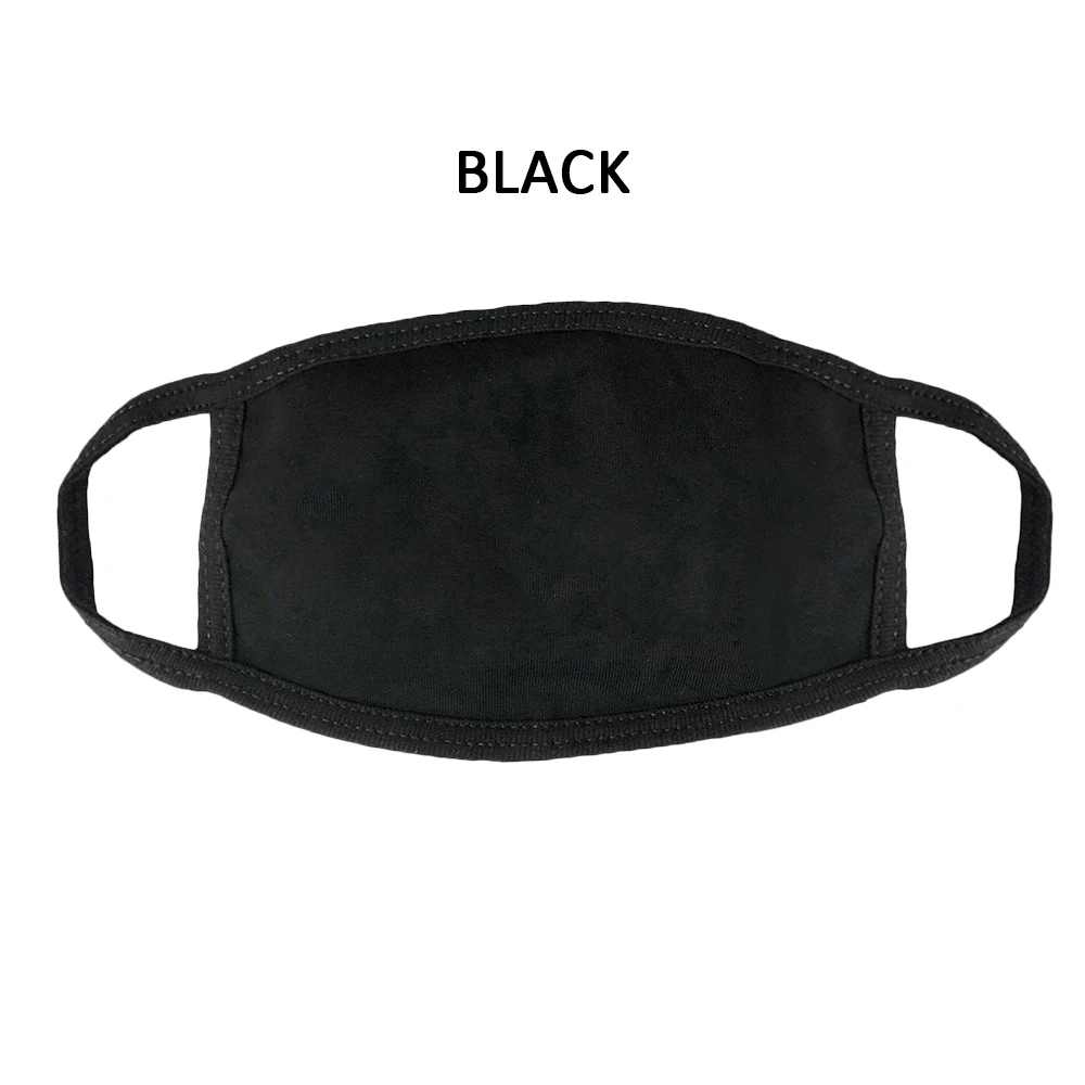 

10Pcs Mouth Mask Cotton Black Exercises Outdoor Fashion Mask Face Mask Isolate bacteria and block harmful gases safety mask