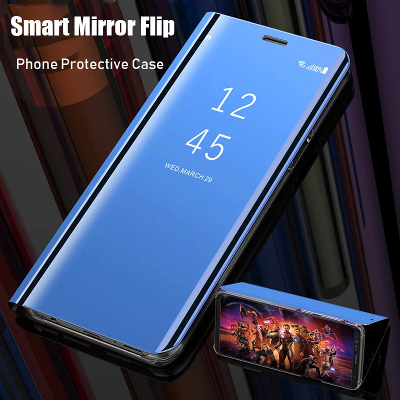 Smart mi rror чехол для телефона Xiao Red Note 8 7 K20 5 6 iPad Pro 4X 8A 6A 7A Plus 9 SE 9T Lite A1 A2 5X 6X x 2 F1 |